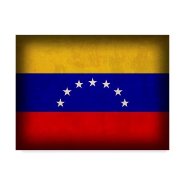 Red Atlas Designs 'Venezuela Distressed Flag' Canvas Art, 24x32, Trademark Fine Art, Mfr#: ALI40688-C2432GG